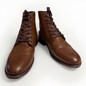 Thursday Everyday Leather Boots US14 Brandy Captain Cap Toe